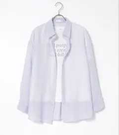 ハニーズ　Ｔシャツ付シアーシャツの ￼ Tシャツのみ