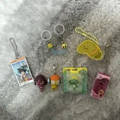 ガチャガチャ　めじるしアクセサリー　キーホルダー