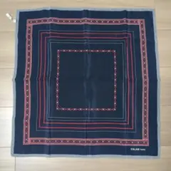 CELINE セリーヌ スカーフ チェーン柄 ネイビー　ヴィンテージ