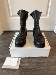 GUIDI グイディ 9088V スクエアトゥ ブーツ ブラック - メルカリ