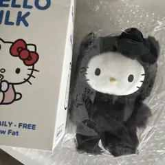 サンリオハウス　シークレットコレクションフラッフィー　キティチャーム　ブラック