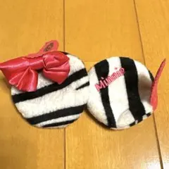 レア! ミニーマウスゼブラ柄ピン留め　東京ディズニーリゾート