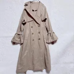 SENSE OF PLACE 新品 ベージュ ダブルブレスト トレンチコート - メルカリ