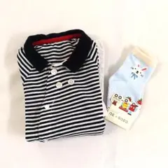 アプレレクール ロンパース 80cm＆COCO✩BU 靴下 14～16cmセット
