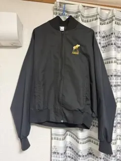 90s PURDUE ボイラマーカーズ 刺繍ロゴ ジャケット 黒