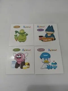 ポケモンパン　デコキャラシール➂　4枚セット
