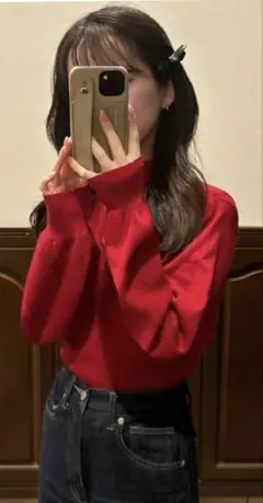 GRL カシミヤタッチハイネックニットトップス[cu233]