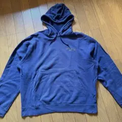 【希少】NIKE ネイビー フード付きパーカー ロゴ刺繍