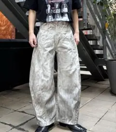 YOLO デザインバルーンデニム