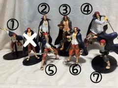 ワンピース シャンクス フィギュア 6体セット 箱無し ワンピース シャンクス フィギュア 6体セット 箱無し - メルカリ