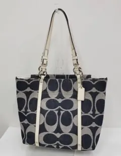 COACH コーチ シグネチャー デニム トートバッグ