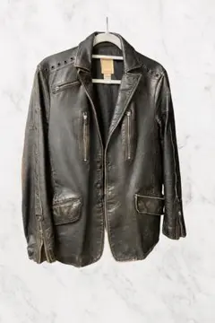 ディーゼル　レザージャケット（ビンテージ加工）