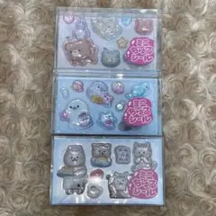 GIGO限定 ミニちゅるシール うるちゅるポップシール くま 水族館 しばカフェ