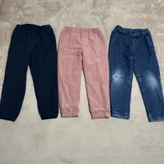 UNIQLO キッズ 裏ボア ロングパンツ 3点セット 120