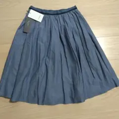 青 フレアスカート サイズIのサムネイル