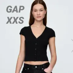 【新品未使用】 GAP クロップドリブカーディガン