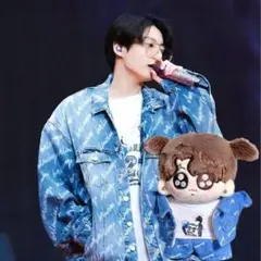 B186 10cm ジョングク グクトゥギ シャツ ぬいぐるみ ぬい服 bts
