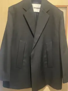 極美品☆【ジルサンダー】ウール　ブラック　テーラードジャケット　34 S相当 楽天市場】JIL SANDER ジルサンダー ﾌﾞﾗｯｸ 2021AW ﾌｧｽﾅｰ付き