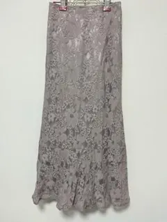 GRL 花柄レースマーメイドスカート ピンク Sサイズ