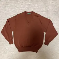 【美品】 アーノルドパーマー Vネック ロングスリーブ ニット 日本製 Lサイズ