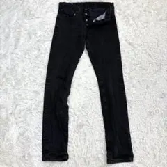 茂七親分様 リーバイス 501ST ビックE スリムテーパード　ブラック W29