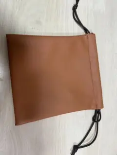 ブラウン 巾着袋