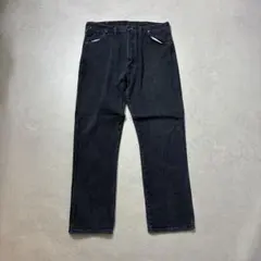 USA製wranglerブラックデニム38×32 17MWZPB先染めワイド - メルカリ