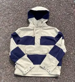 90s OLD GAPボーダーアノラックパーカー archive y2k短丈