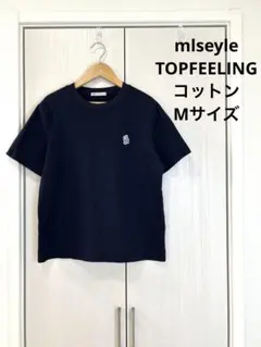 mlseyle TOPFEELING/コットン/ネイビー /Tシャツ / M