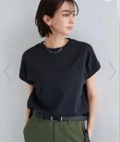 Almost Design レディース 半袖 Tシャツ ブラッ ク
