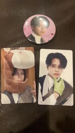 INI POPUP 藤牧京介 トレカ 缶バッジ