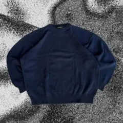 90s Eddie Bauer ネイビー XL コットン ニット