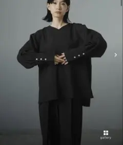 foufou vneck easy long blouse セットアップ - メルカリ