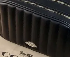 COACH ブラック ショルダーバッグ レザー コーチ