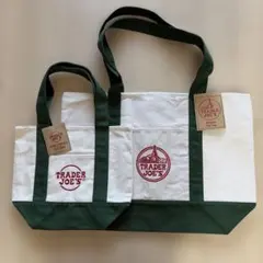 トレジョエコバッグ大&ミニエコバッグ2点セット　グリーン