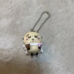 ちいかわ食べものいっぱいマスコット　ラッコ　ガチャガチャキーホルダー
