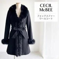 【美品】CECIL McBEE フォックスファー ロングコートのサムネイル