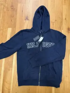 TOMMY HILFIGER フルジップパーカー ネイビー