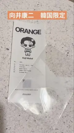 Snow ManソウルPOP UP非売品　向井康二