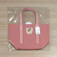 未開封 オールドテディガール ワッペントートバッグ ピンク 小