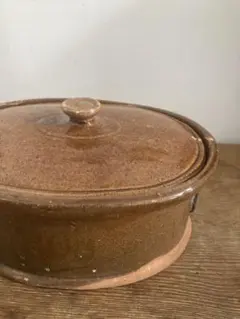イギリス アンティーク ストーンウェア キャセロール - メルカリ