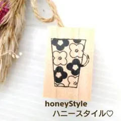 ラバースタンプ♥ハニースタイル　梅　ティーカップ　レア