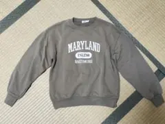 PAIR MANON　ペアマノン　トレーナー　スウェット　カーキ　150