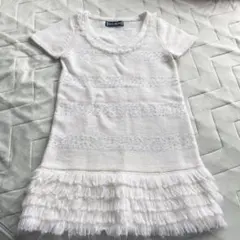 値下げ。CECIL McBEEニットキラキラ可愛いワンピース