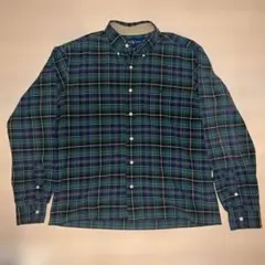 Ralph Lauren 長袖 チェックシャツ グリーン Mのサムネイル