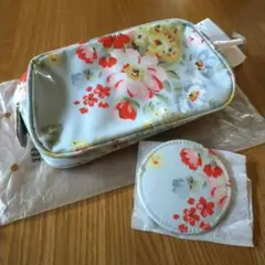 【新品・未使用】キャス・キッドソン ポーチ ミラーつき