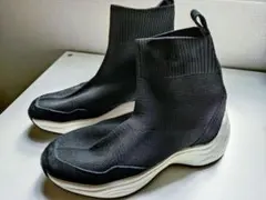 【良品】 厚底★スニーカーブーツ ブラックのサムネイル