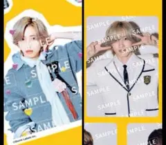 なにわ男子 HARD WORK オンライン盤 トレカ フレークシール 道枝駿佑