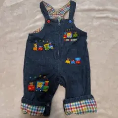 MIKI HOUSE ミキハウス　デニム　オーバーオール　80