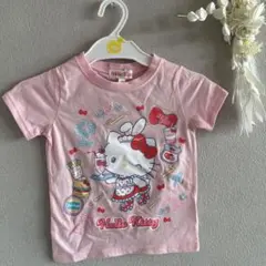 Hello Kitty Tシャツ 100cm ピンク　ハローキティ